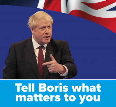 Tell Boris what matters to you